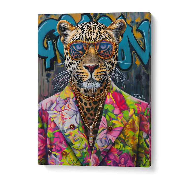STYLISH LEOPARD , POP ART PAINTINGS