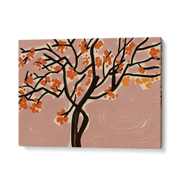 STYLIZED TREE , FLORAL FLOWER PAINTINGS