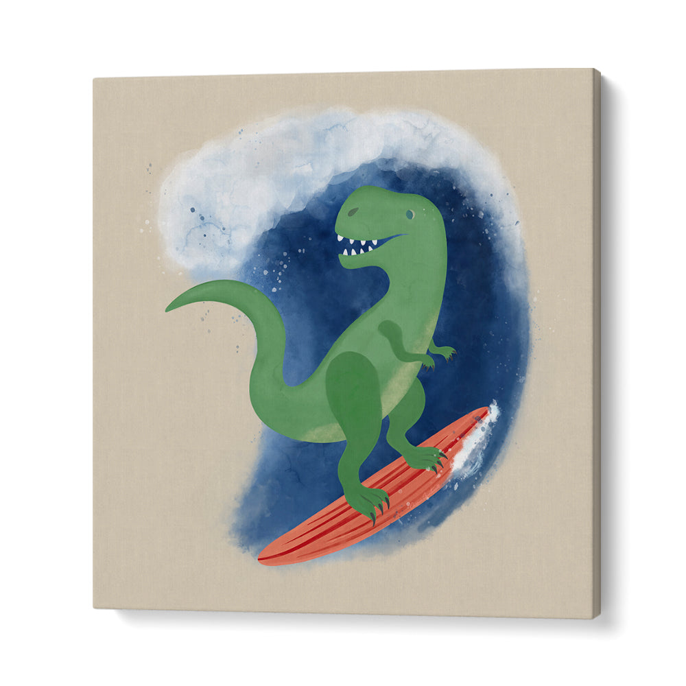 T-REX SURFING WAVE