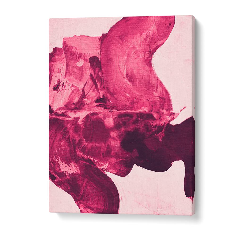 Vibrant DYNAMIC DARK RED, ABSTRACT PAINTINGS enhance your space with modern artistry and captivating visual appeal.