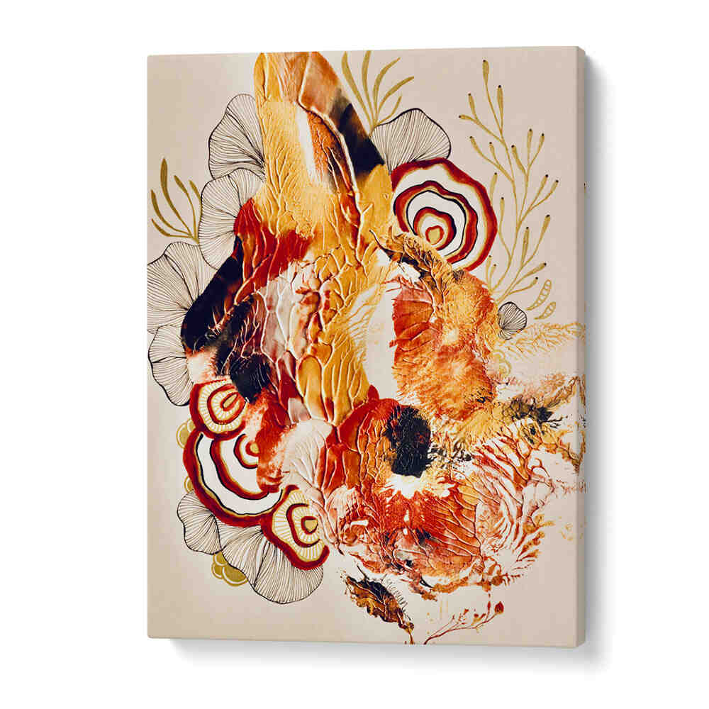 Vibrant TEXTURED REEF KOI, BEACH PAINTINGS bring coastal serenity to your home, perfect for a tranquil atmosphere.