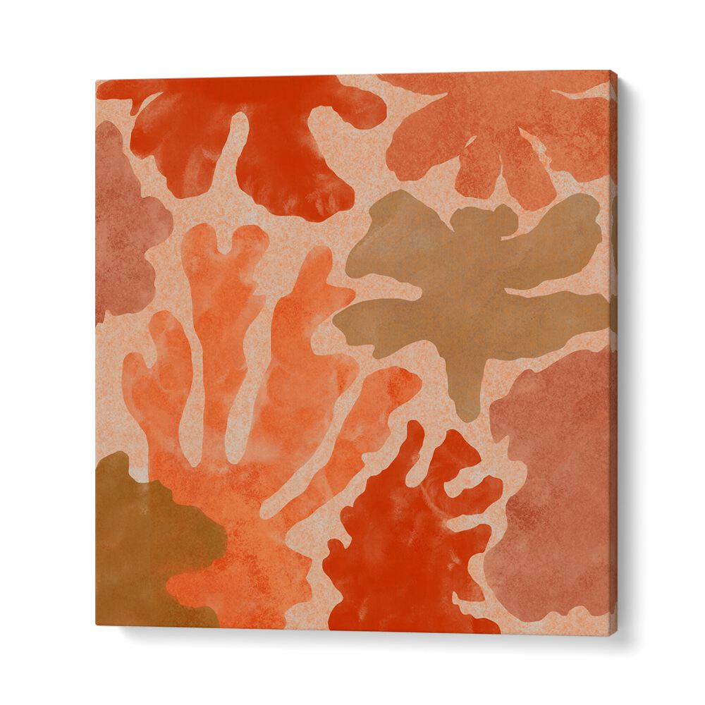 Vibrant hues and organic shapes define TEXTURES OF TERRA VI, ABSTRACT PAINTINGS, perfect for enhancing any space.