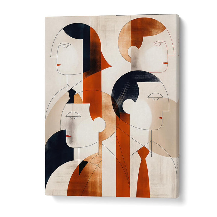 THE GEOMETRY OF US , PORTRAITS & FIGURATIVE ILLUSTRATIONS