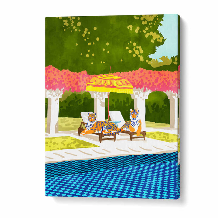 TIGER VACAY , ANIMAL PAINTINGS