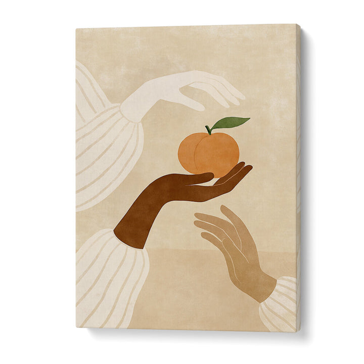 PEACH RITUAL , BOHO ART PAINTINGS