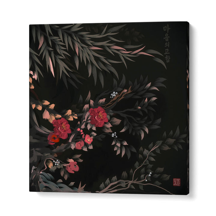 TRANQUILITY OF THE MIND , FLORAL FLOWER PAINTINGS