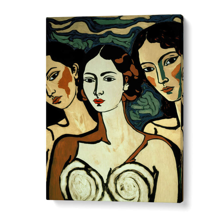 TRIO OF ELEGANCE , PORTRAITS & FIGURATIVE ILLUSTRATIONS