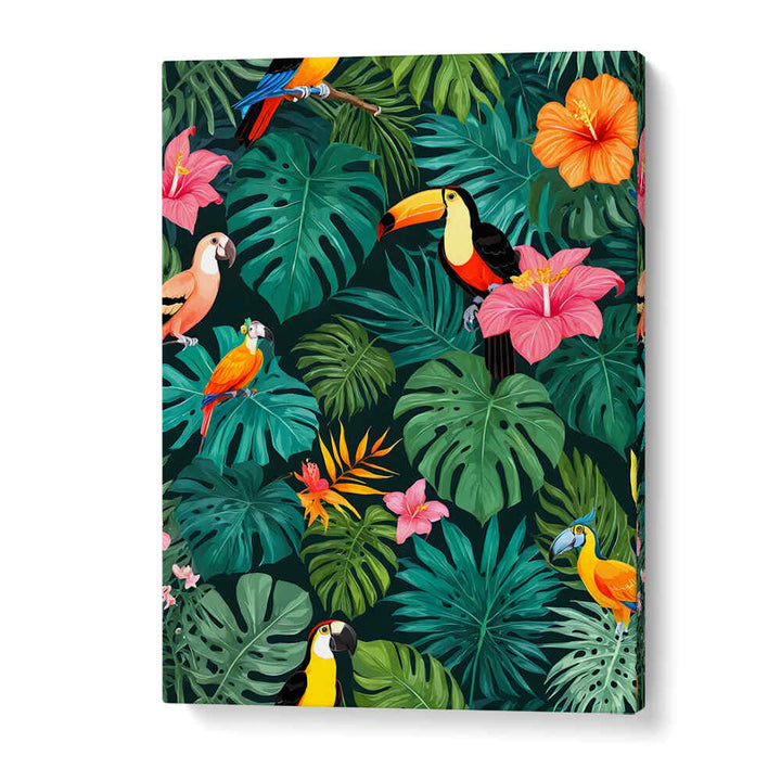 TROPICAL PARADISE , ANIMAL PAINTINGS
