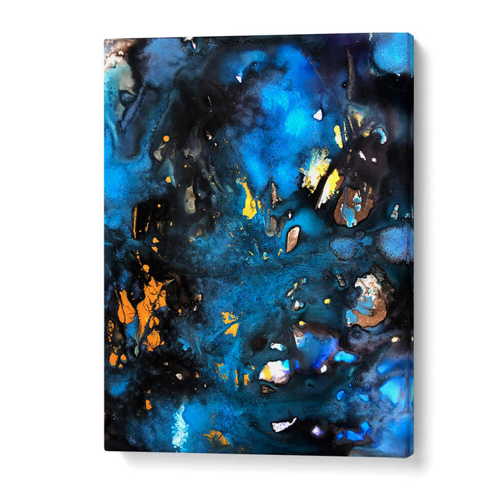 TURQUOISE GALAXY , ABSTRACT PAINTINGS