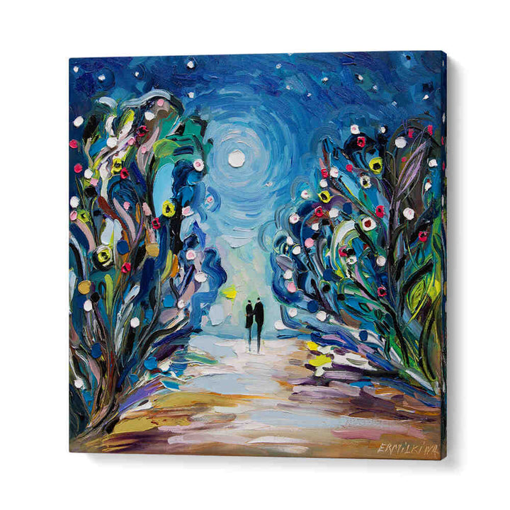 UNDER THE STARS , MODERN IMPRESSIONISM PAINTINGS