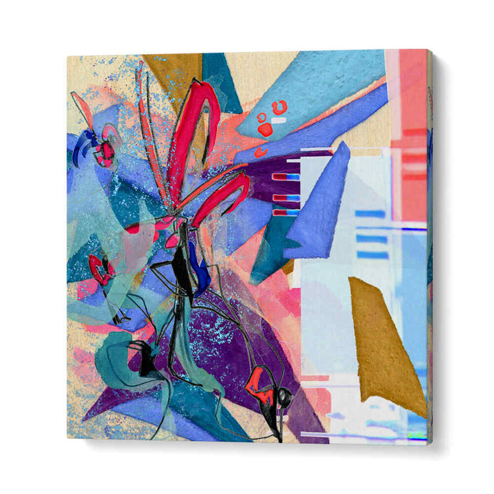 VIBRANT COLORS AND GEOMETRIC SHAPES , ORGANIC FORMS