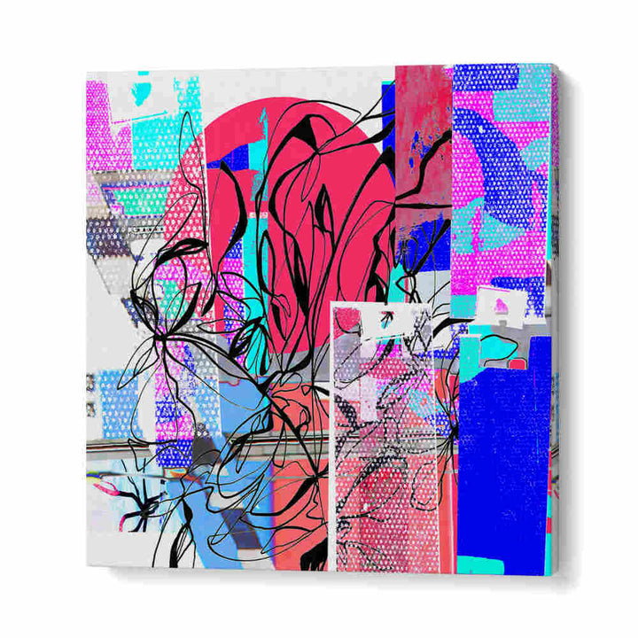 VIBRANT COLORS WITH FLORAL PATTERNS , ORGANIC FORMS
