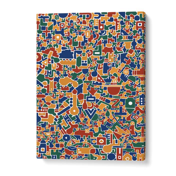 VIBRANT GEOMETRIC PUZZLE
