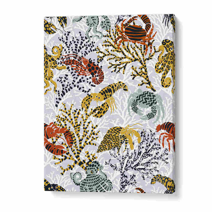 Vibrant Coral Reef Beach Paintings capture the beauty of ocean hues and vibrant coral, perfect for coastal decor.