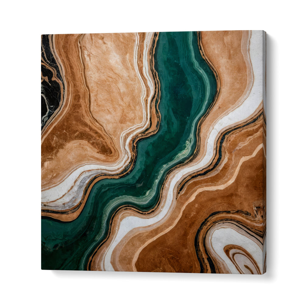 WAVY PATTERNS IN EARTH, ABSTRACT PAINTINGS showcase elegant, organic designs in stunning colors, perfect for home décor.