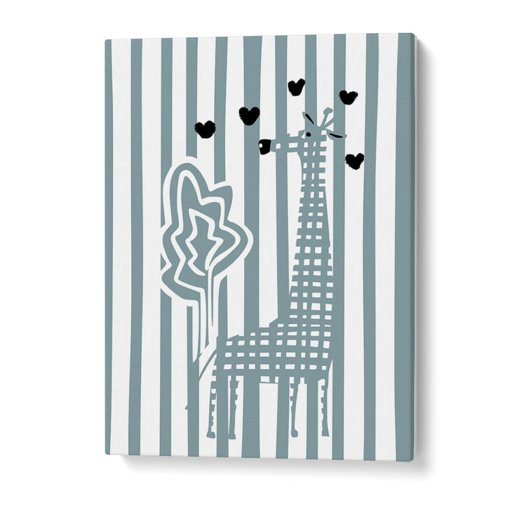 WHIMSICAL GIRAFFE AND HEARTS