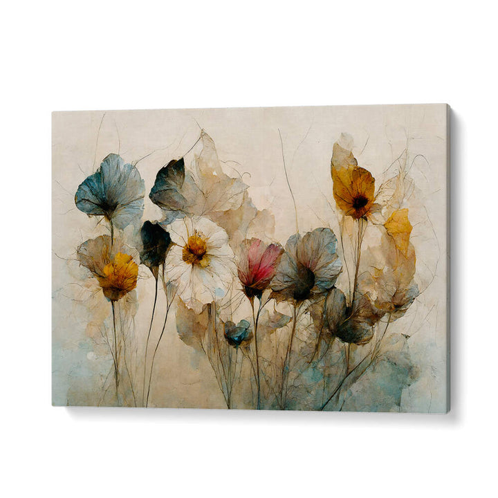 WHISPERING BLOOMS V , FLORAL FLOWER PAINTINGS