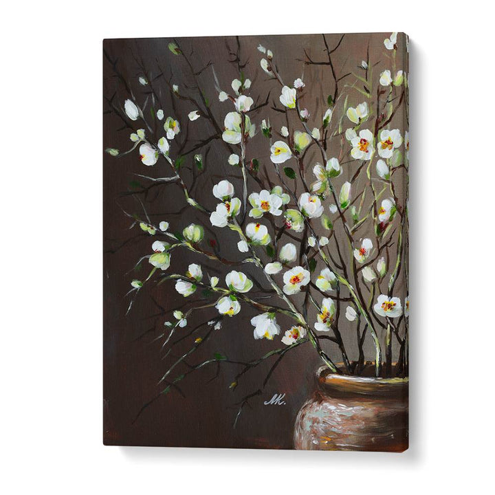 WHITE BLOSSOMS IN VASE
