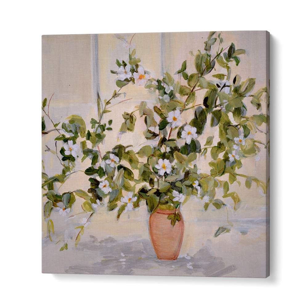 WHITE FLOWERS IN VASE