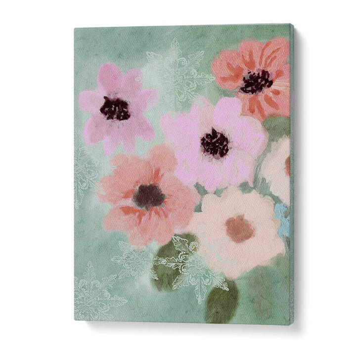 WINTER BLOSSOMS , FLORAL FLOWER PAINTINGS