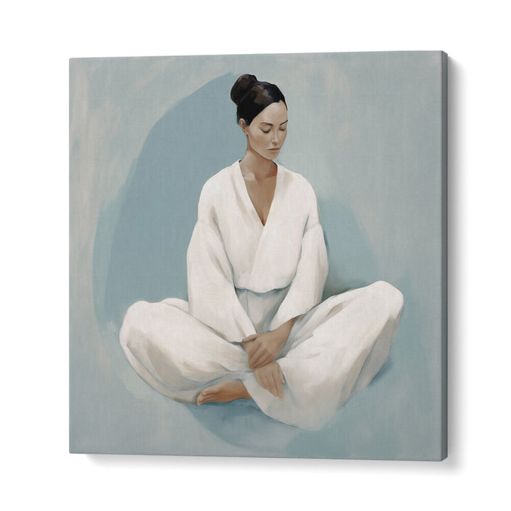 WOMAN IN MEDITATION , HEALTH & WELNESS