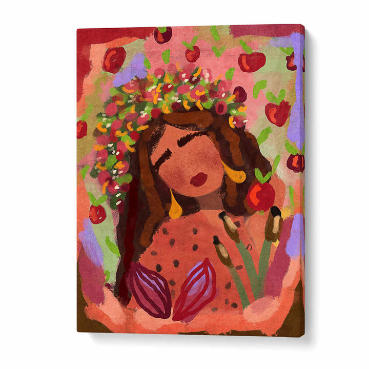 WOMAN AND APPLES