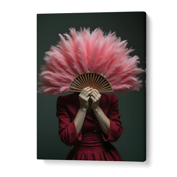 WOMAN WITH FEATHERS