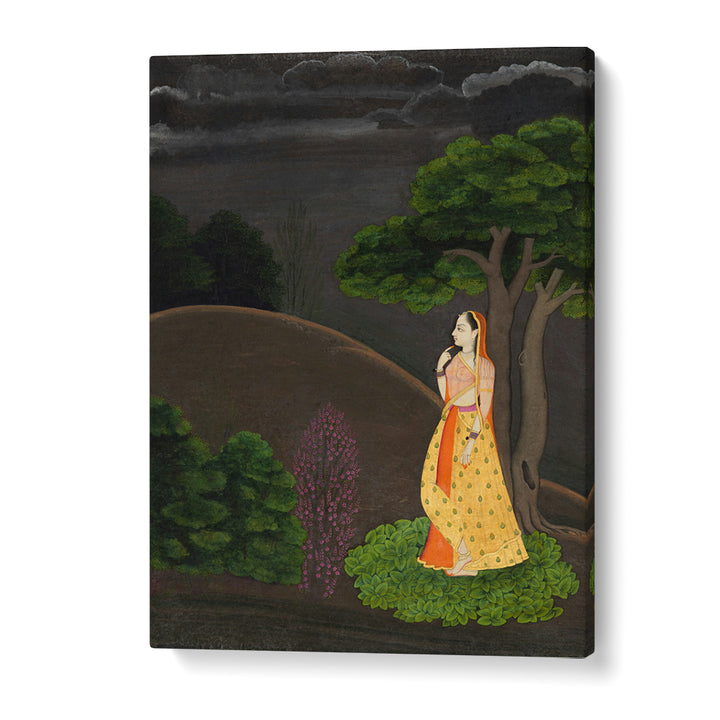 ABHISĀRIKĀ , INDIAN ART PAINTINGS