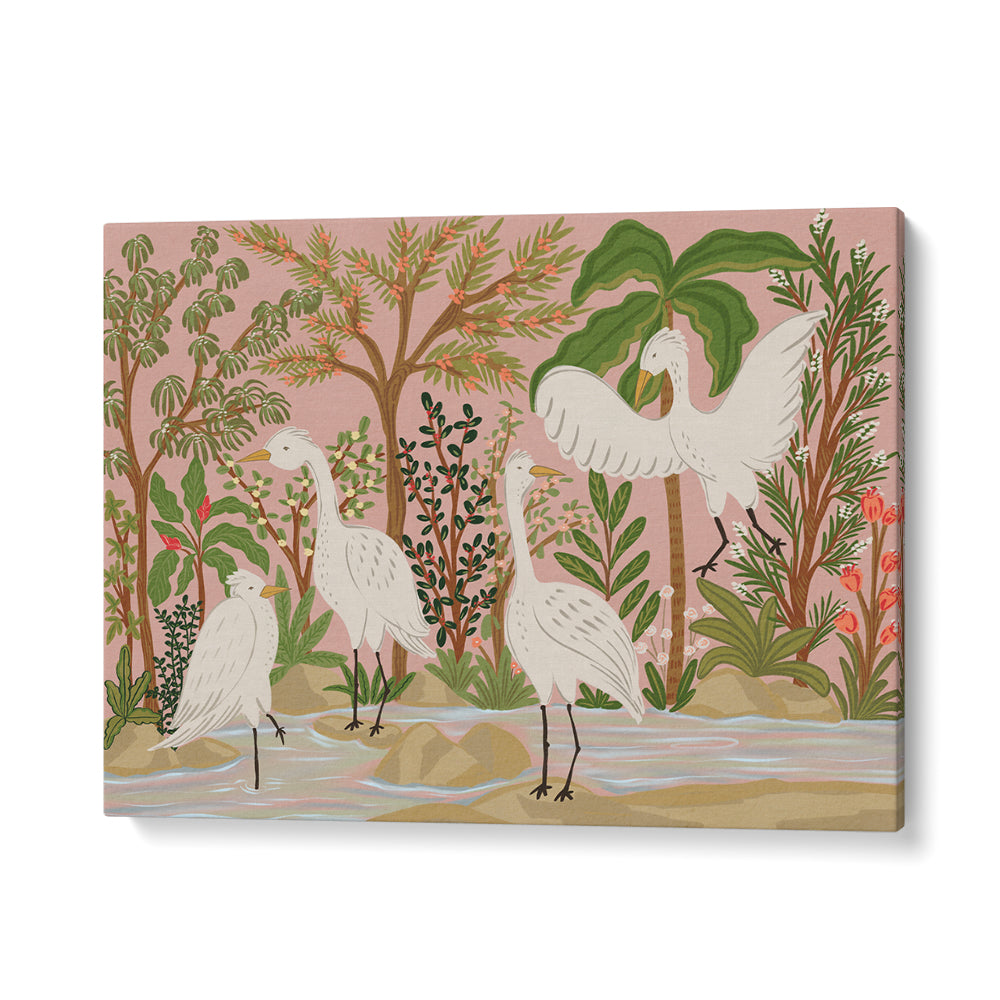 PEACEFUL JUNGLE EGRETS