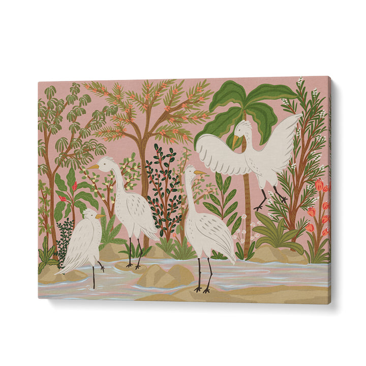 PEACEFUL JUNGLE EGRETS