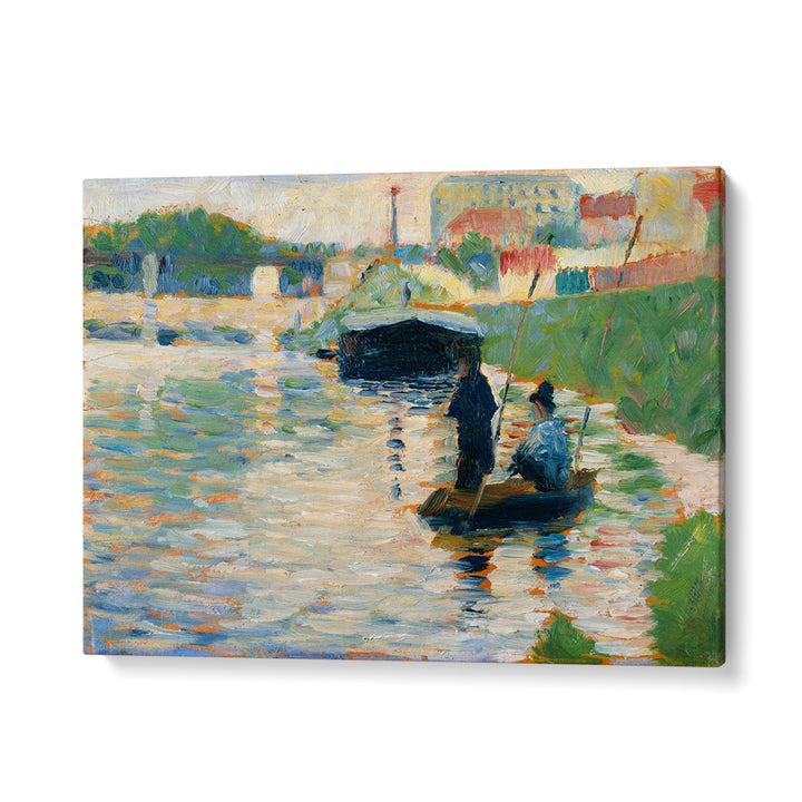 VIEW OF THE SEINE (CA. 1882–1883)  , VINTAGE PAINTINGS