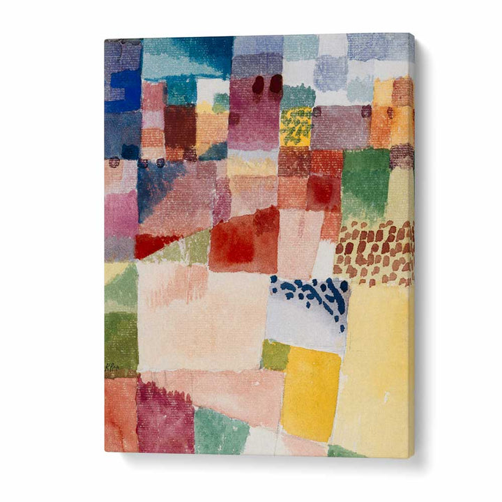 MOTIF FROM HAMMAMET (1914) BY PAUL KLEE, PAUL KLEE PAINTINGS