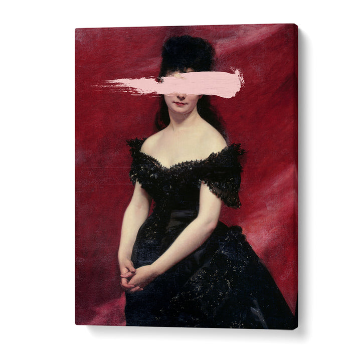 BLACK DRESS III , ALTERED ART PRINTS