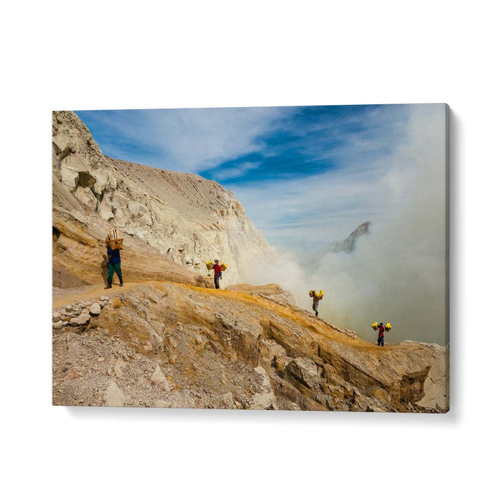 LES FORASATS DU SOUFRE (SULFUR CONVICTS) BY MARC PELISSIER , LANDSCAPE PHOTO PRINTS