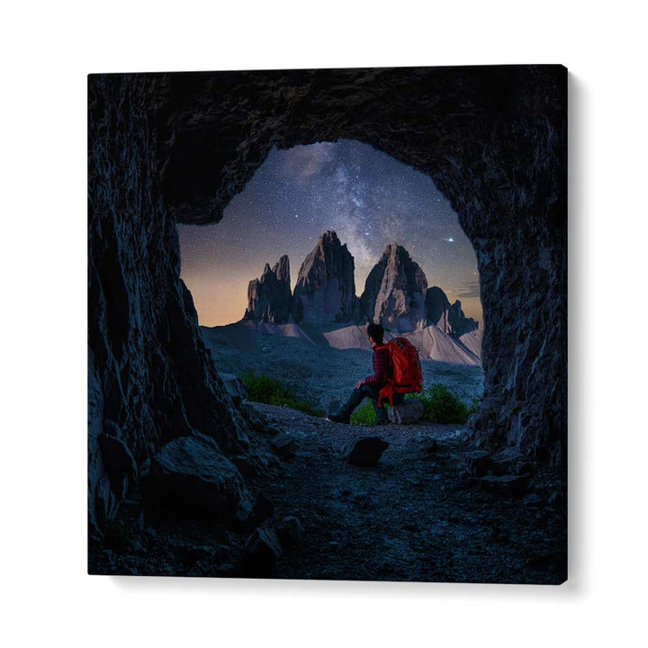 THE NIGHT OF THREE PEAKS , LANDSCAPE PHOTO PRINTS