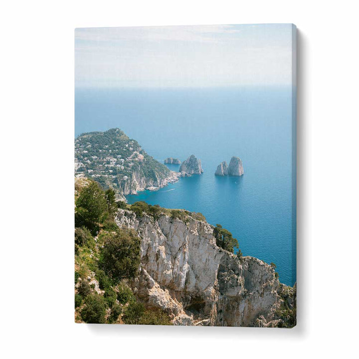 COAST OF CAPRI ITALY BY RAISA ZWART , LANDSCAPE PHOTO PRINTS