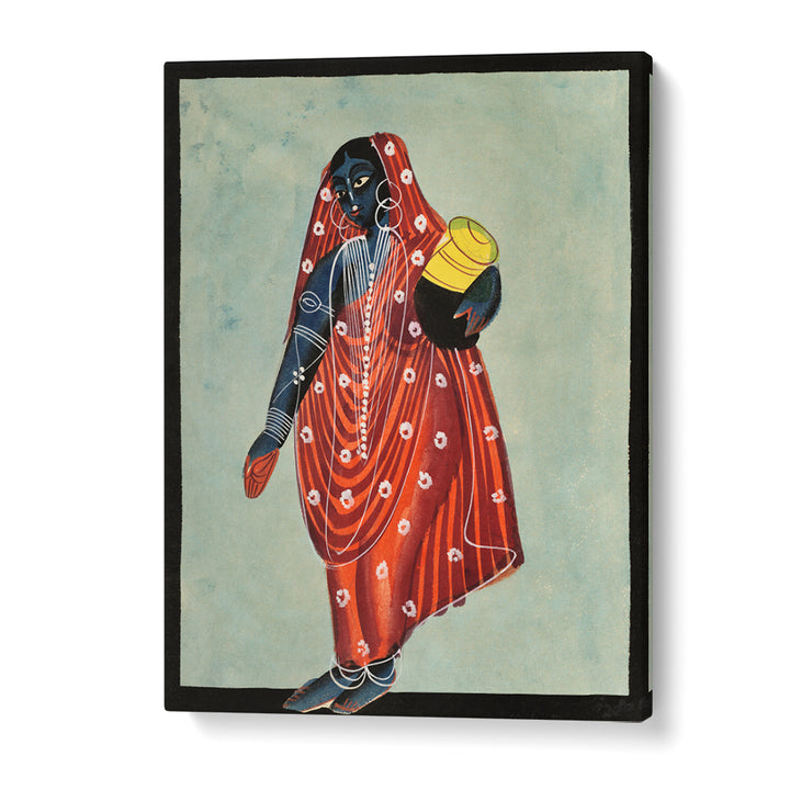 VISHNU IN FEMALE FORM OF MOHINI (1890) , INDIAN ART PAINTINGS