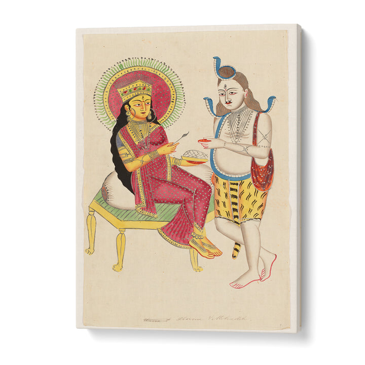 ARDHANARI , INDIAN ART PAINTINGS