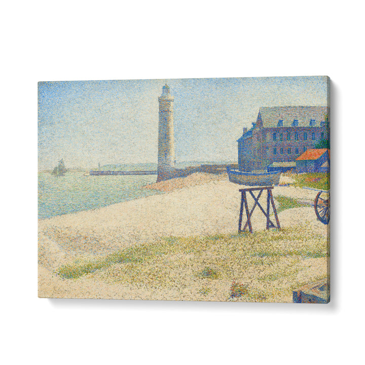 THE LIGHTHOUSE AT HONFLEUR II (1886)  , VINTAGE PAINTINGS