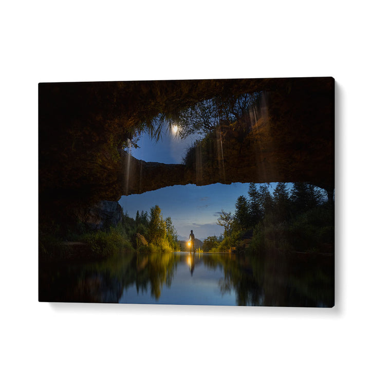 WATER MOON CAVE BY SIMOON , LANDSCAPE PHOTO PRINTS