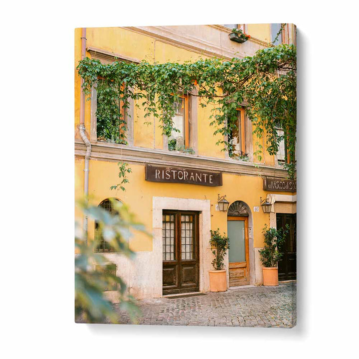 Charming exterior of Ristorante Trastevere, perfect for RISTORANTE TRASTEVERE ROME, PHOTOGRAPHY PRINTS enthusiasts.