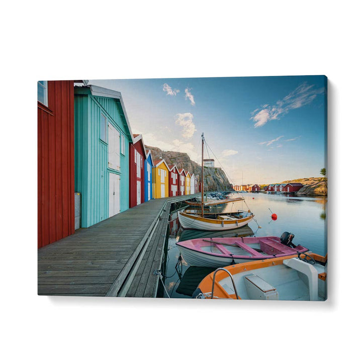 COLORED HARBOUR BY STEFAN HEFELE , LANDSCAPE PHOTO PRINTS