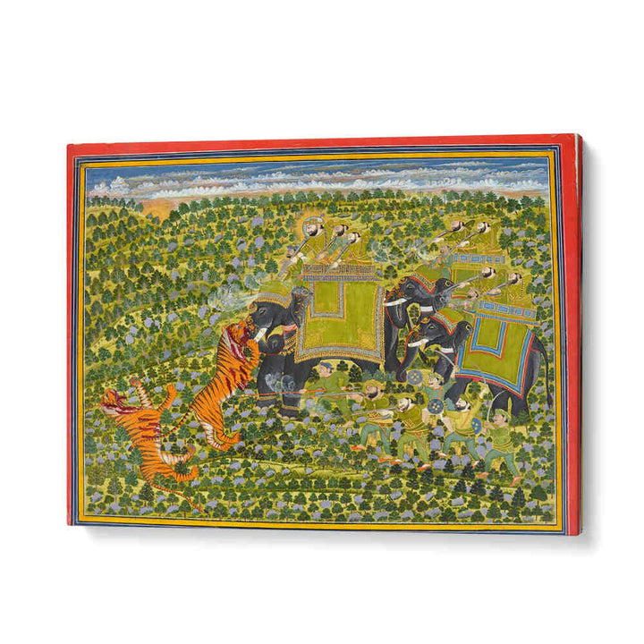 THE ROYAL HUNT , INDIAN ART PAINTINGS