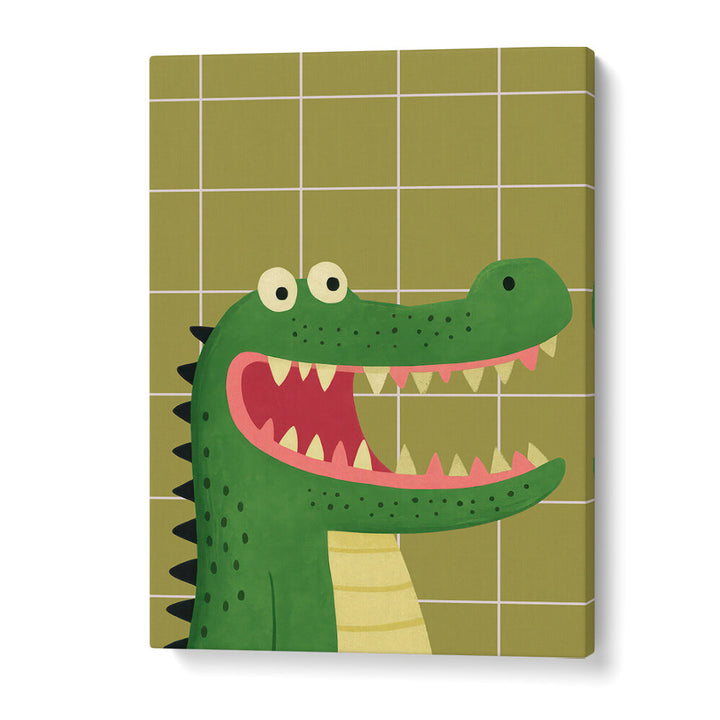 HAPPY ALLIGATOR FRIEND , KIDS ROOM PAINTINGS