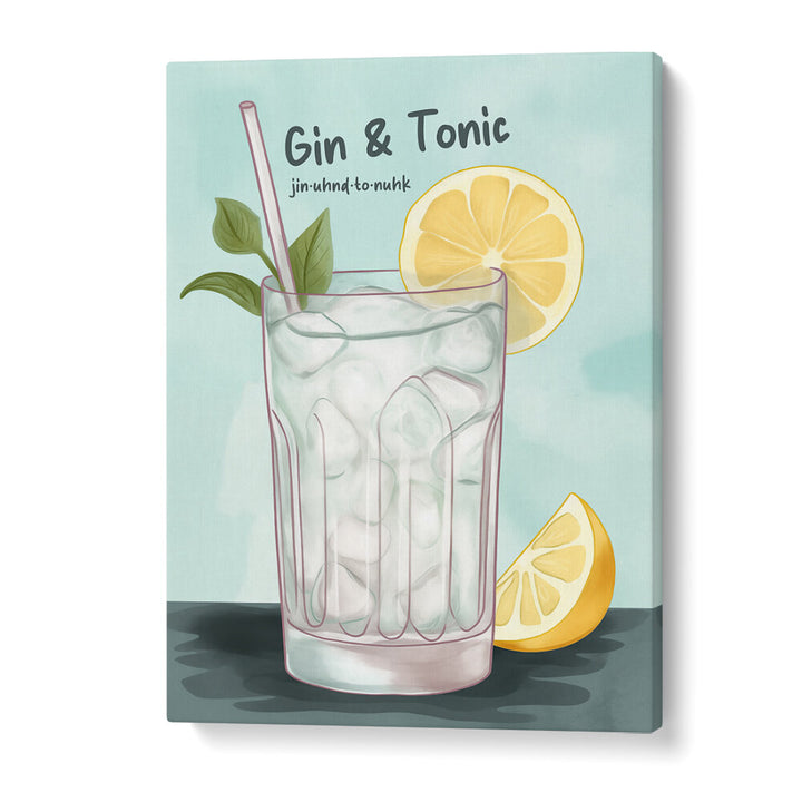 GIN AND TONIC , BAR & CAFE ART