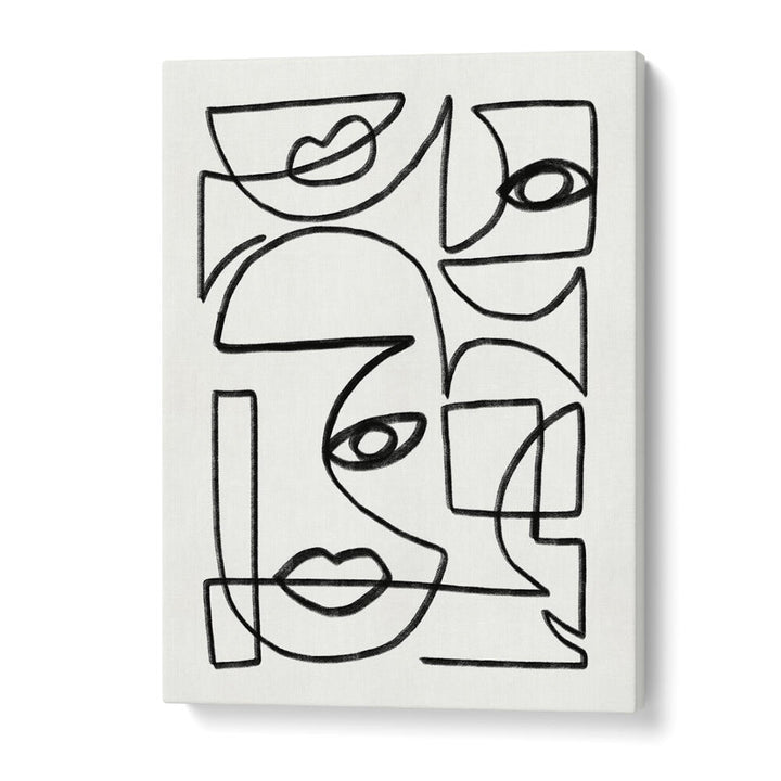 ABSTRACT LINE ART FACES