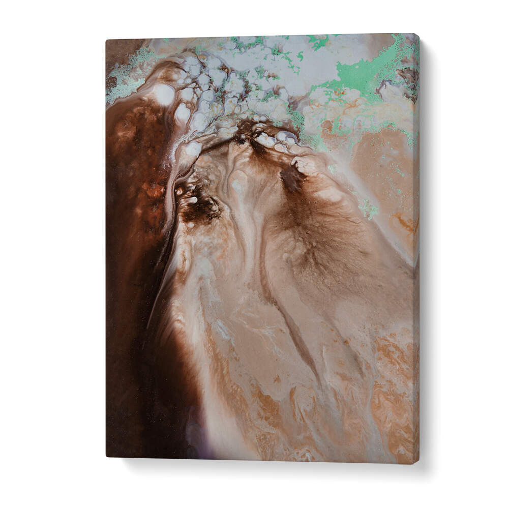 Transform your space with Rustic Reverie TIF, an abstract painting featuring earthy tones and vibrant colors.