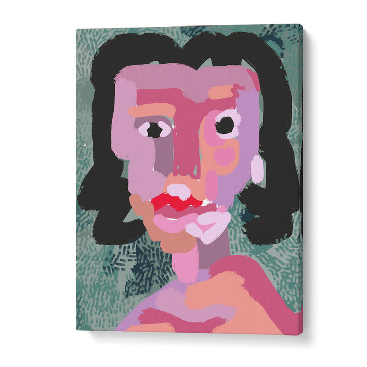 ABSTRACT PORTRAIT PAINTING , PORTRAITS & FIGURATIVE ILLUSTRATIONS