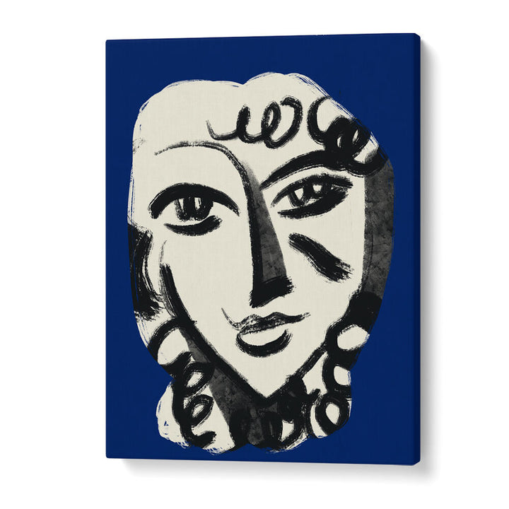 LOVELY GIRL IN BLUE , PORTRAITS & FIGURATIVE ILLUSTRATIONS