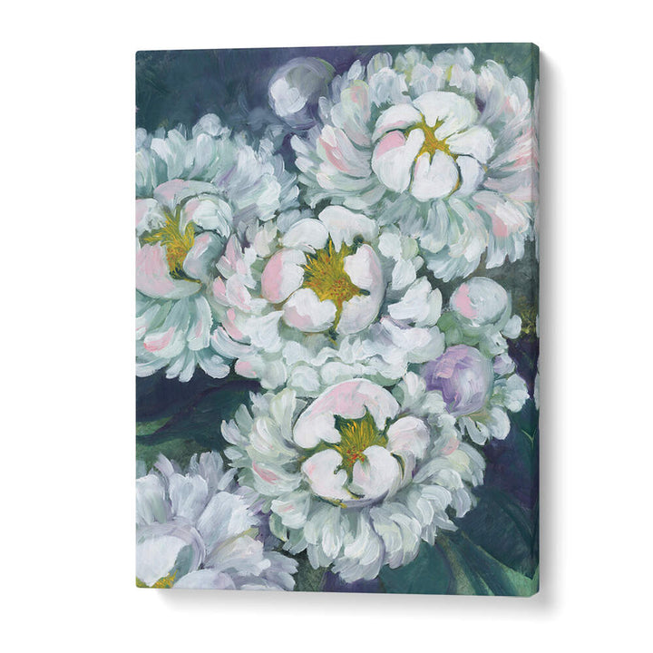 WILLOH PAINTERLY PEONIES , FLORAL FLOWER PAINTINGS